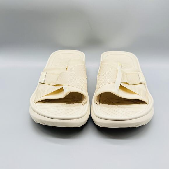 Vionic Sandals Mens 11.5 Beige Rebound Recovery Slide Hook & Loop Strap Comfort - Picture 3 of 13